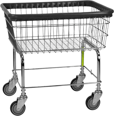2.5 Bushel Chrome Laundry Cart
