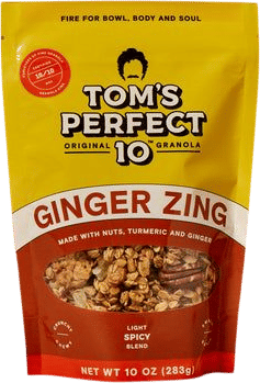 Tom’s Perfect 10 Ginger Zing granola