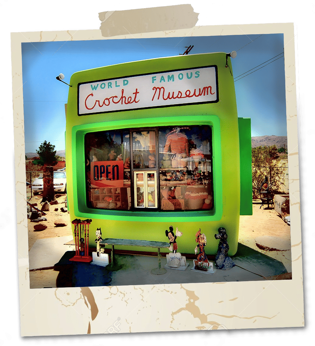 tiny crochet museum
