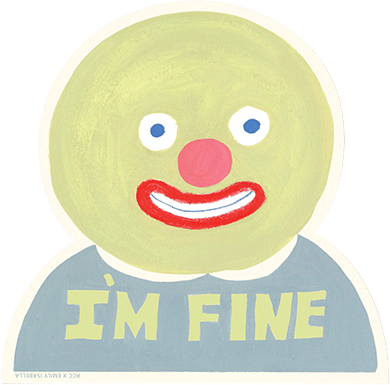 I'm Fine Sticker