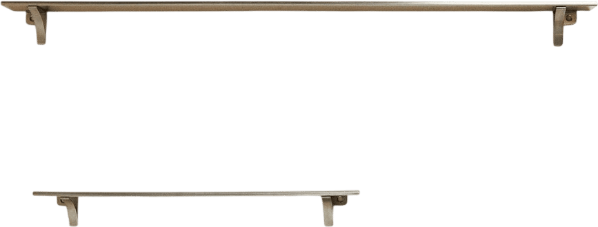 Stainless steel shelf