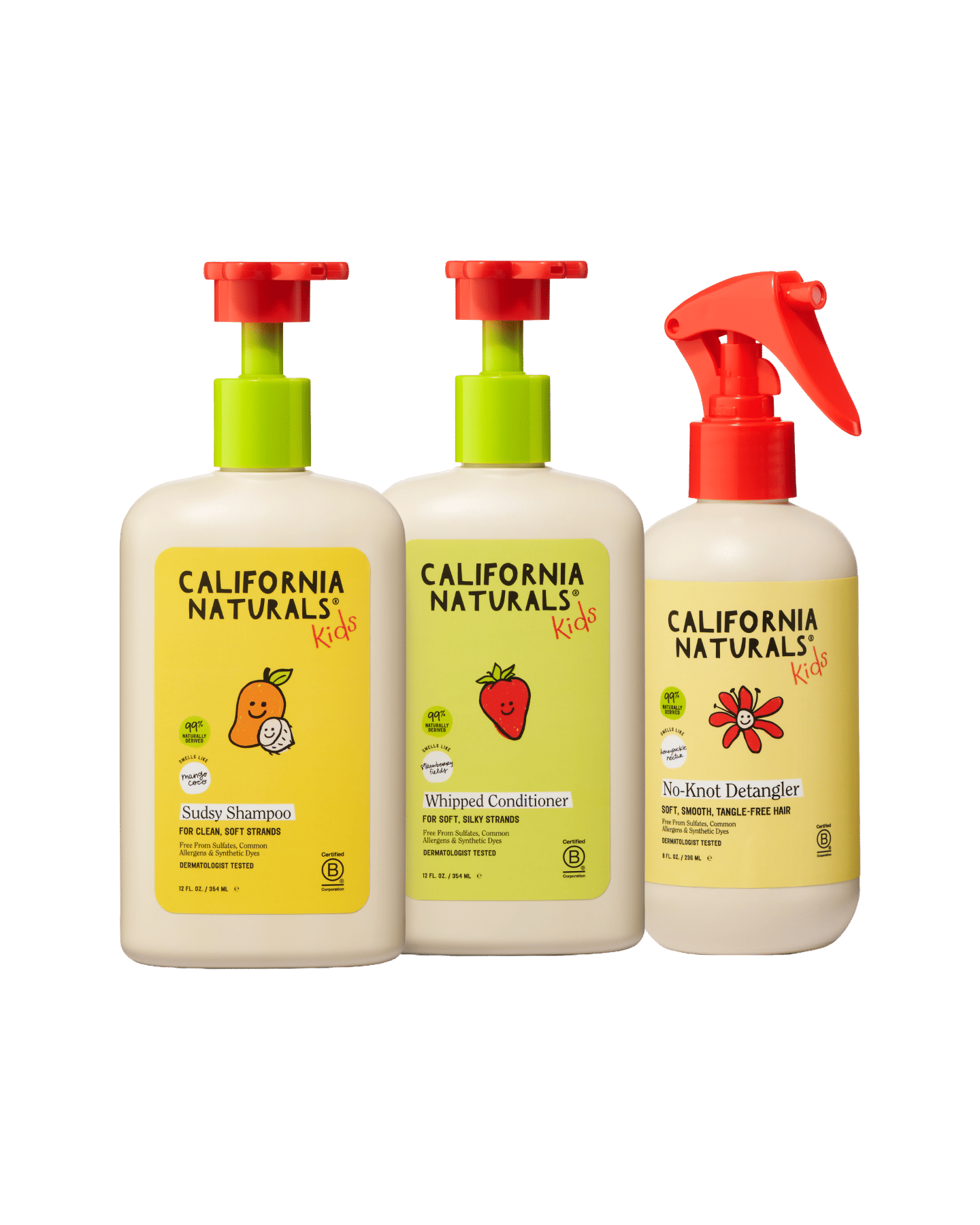 Fresh & Fruity Kids Natural Bathtime Hair Trio