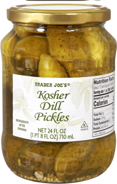 Cold and Crunchy Trader Joe’s Dill Pickles