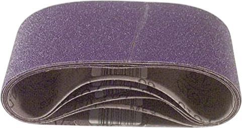 Purple Regalite Resin Bond 100 Grit Cloth Sanding Belt (4-in x 24-in)