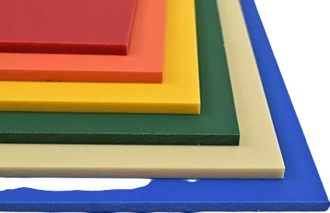 BuyPlastic King ColorBoard Plastic Sheet - Orange, 1/2" x 12" x 24", Colored HDPE Board, for Sign, Marine, Playground and Recreational Applications