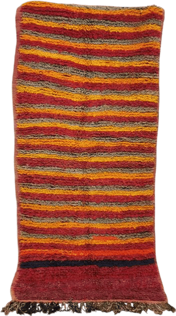 Stripe Moroccan Rug, 3x6 Vintage Moroccan Rug, Sheep Wool Rug, Boujaad Bohemian Rug, Colorful Carpet, Handmade vintage Carpet, Tapis Marocca