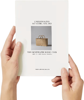 The Underwater Woven Tote Beginner Basket Weaving Kit