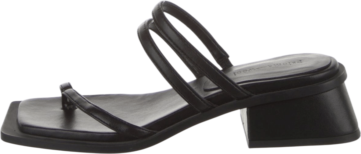 Paloma Wool Leather Slides - Black