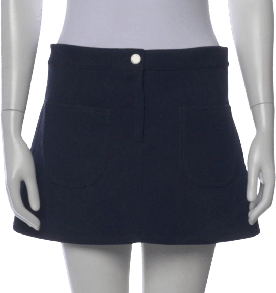 Courrèges Pleated Mini Skirt