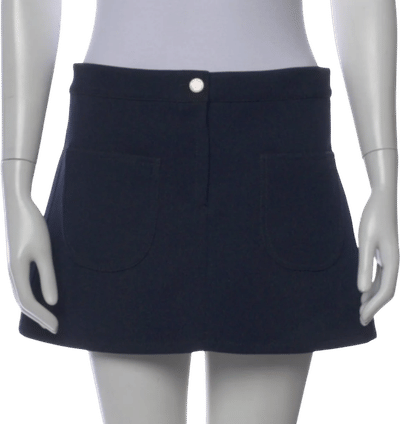 Pleated Mini Skirt