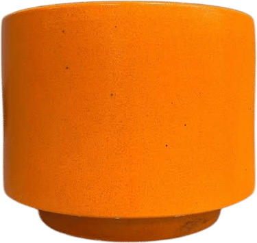 MCM Gainey Ceramics Orange Speckled Planter