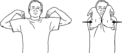 elbow stretches + a lacrosse ball