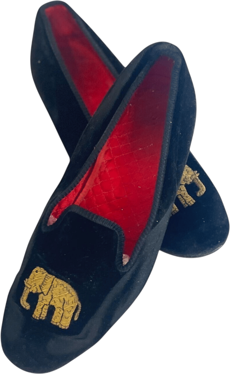 Velvet Slippers SOLD