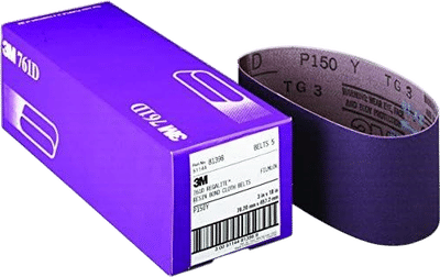 81402 Regalite Resin Bond 100 Grit Cloth Sanding Belt (3-in x 21-in)