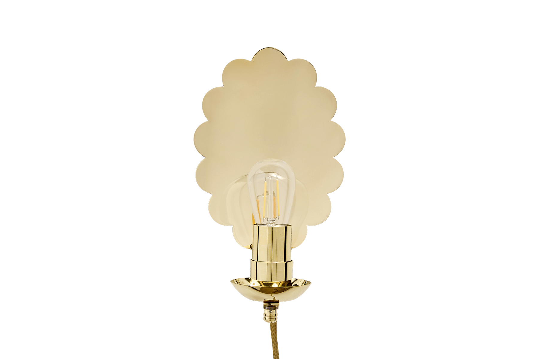 Scalloped Sconce
