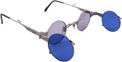 Vintage 80s Hinged Foldable Sunglasses