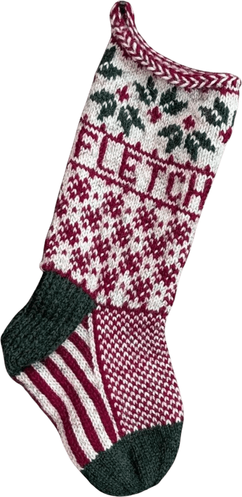 The most beautiful fair isle custom stockings