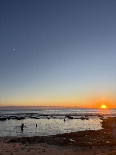sunrise ocean swim