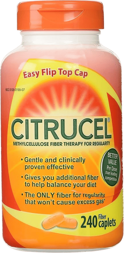 Methylcellulose Fiber Therapy Caplets