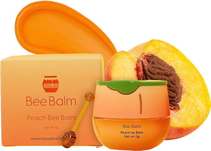 Bee Balm Peach Lip Balm