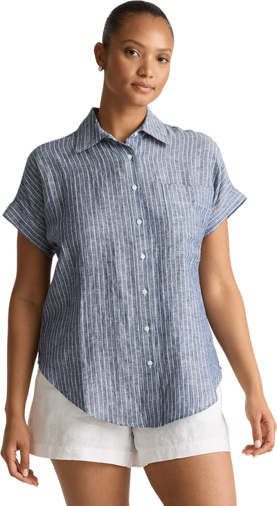 100% European Linen Camp Shirt