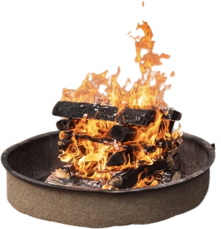 build a real fire