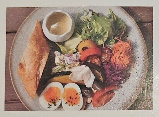 The salad from this ultra-modern cafe in the midst of Kyoto’s ancient temples