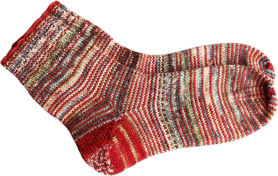 Hand Knitted Colorful Thin Wool Socks