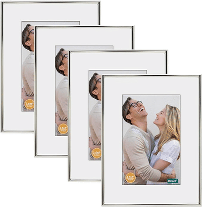 5x7 Silver Frames (4-Pack)