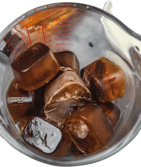 Making Coffee Cubes for Iced Coffee