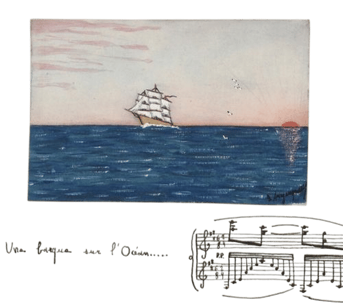 Une barque sur l'océan