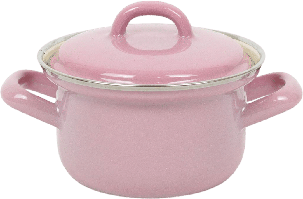 Pink Enamel Impractical Lovely