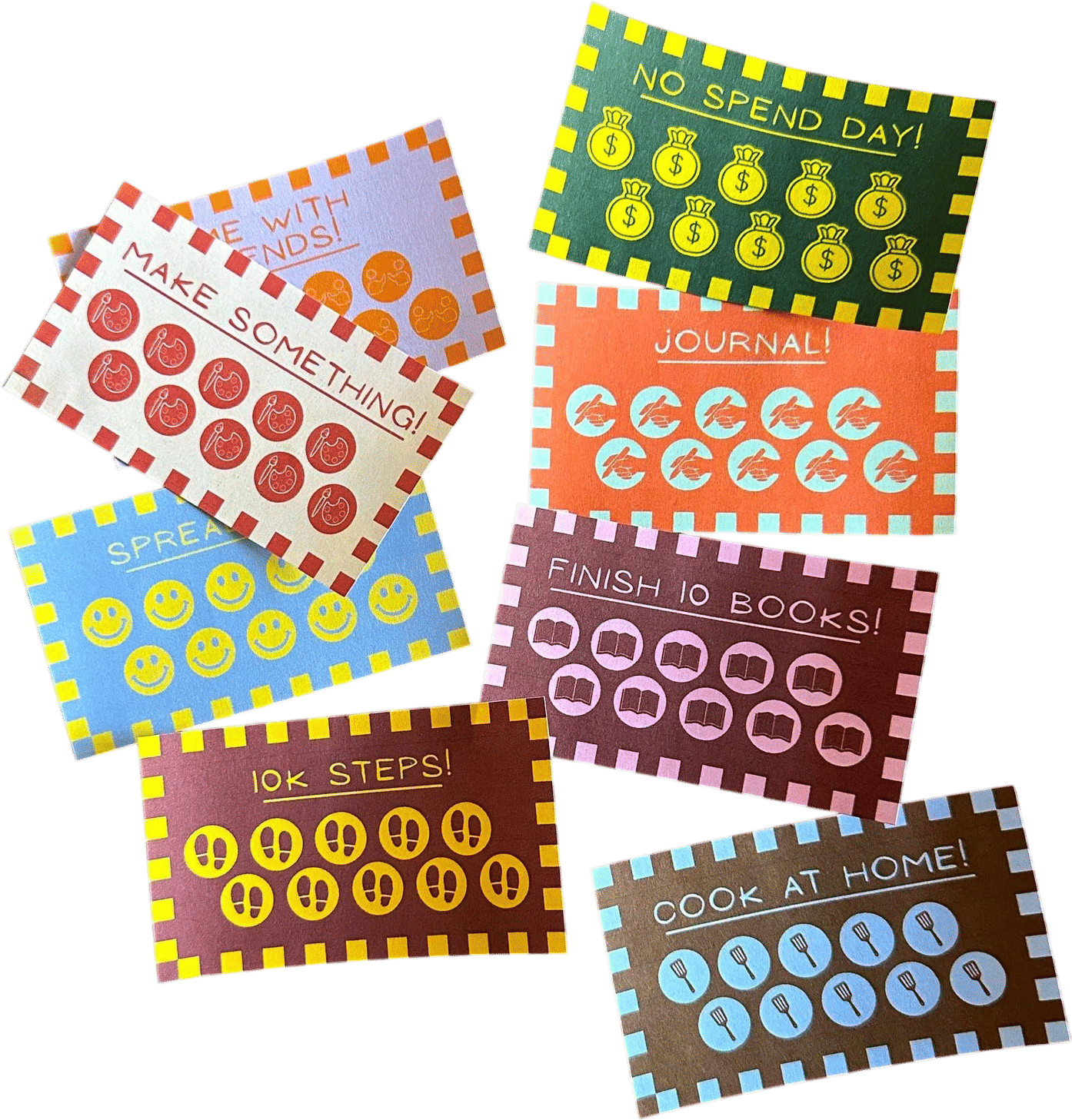Punch Card Habit Tracker Printable