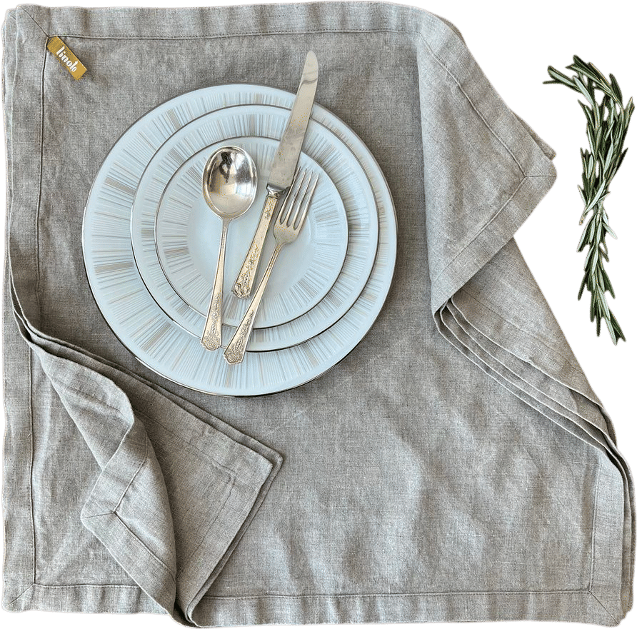 Linoto Linen Dinner Napkin in Flax