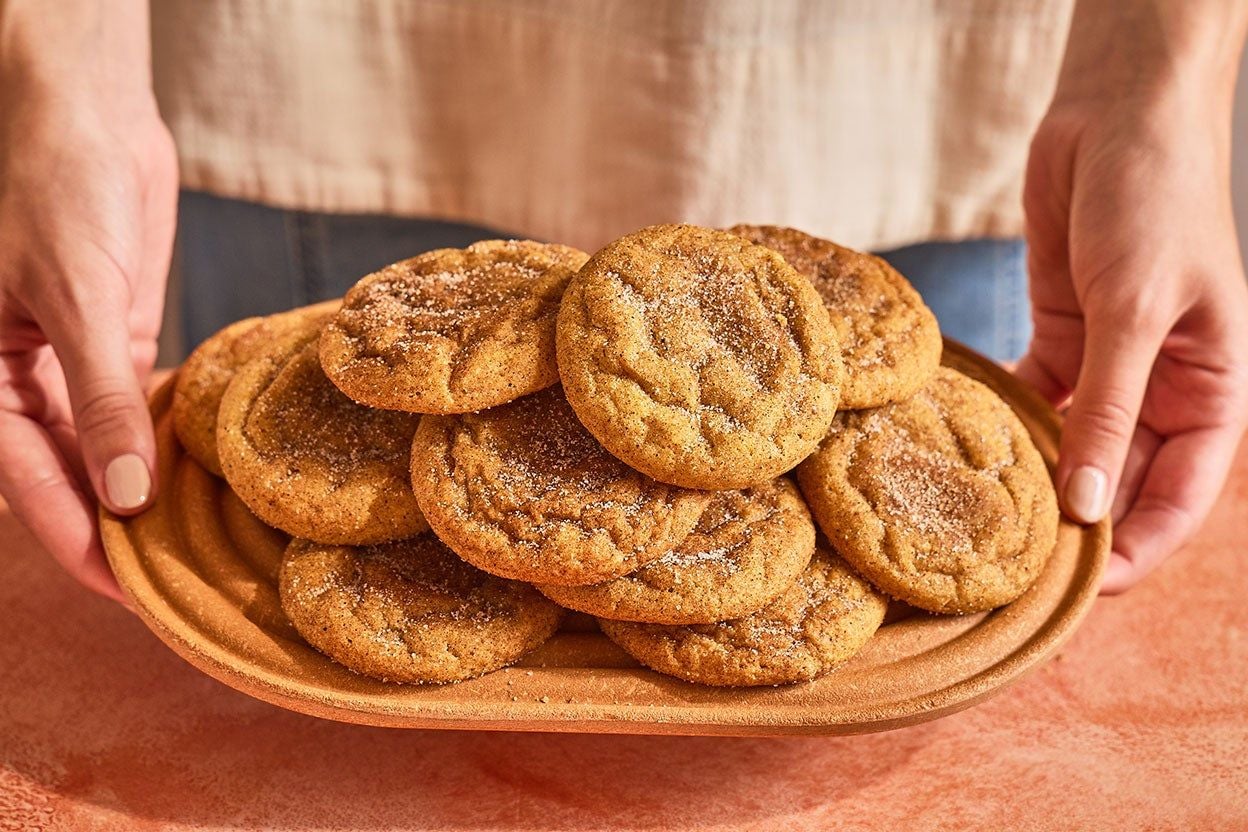 Pumpkin Snickerdoodle Cookies Recipe