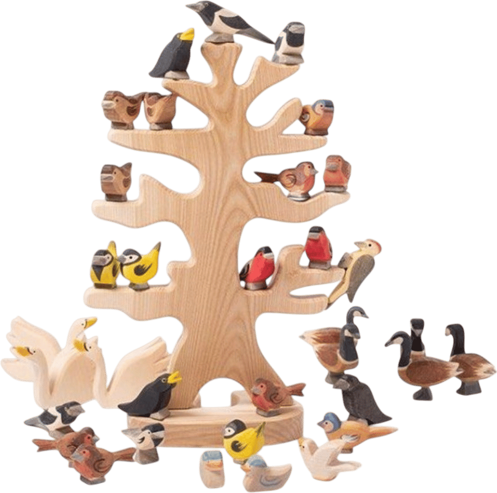 Ostheimer Wooden Bird Tree