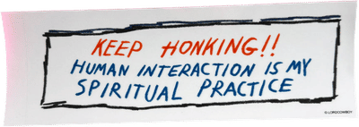 My Spiritual Practice Bumper Sticker