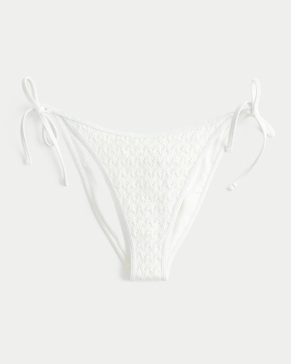 Crochet-Style Sequin Bikini Bottom