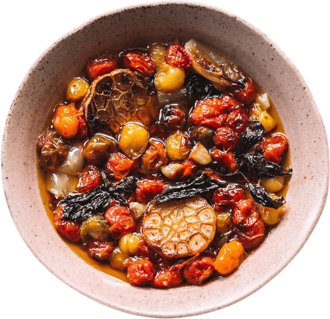 Cherry Tomato Confit with Garlic and Shallots Recipe