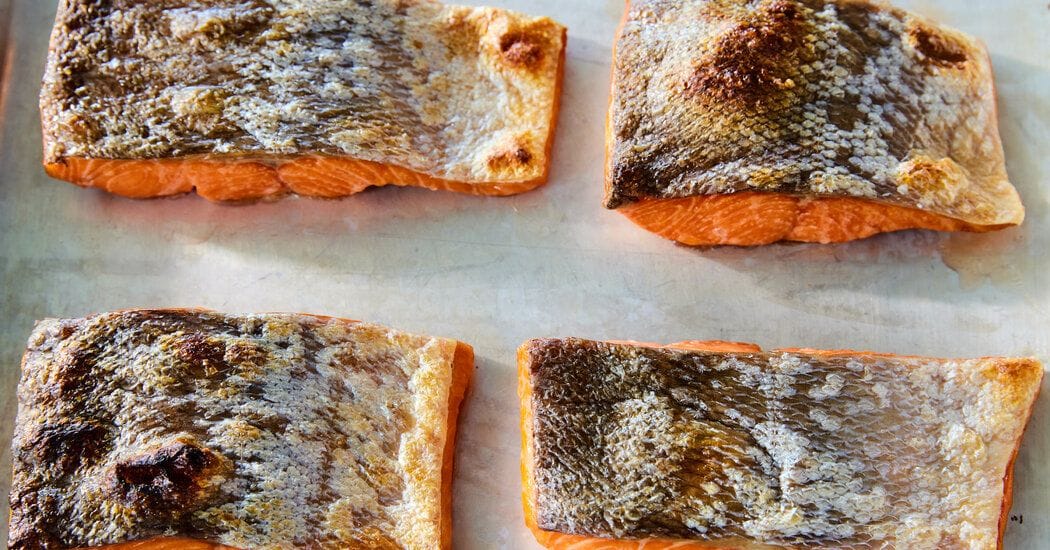 Dry-Brined Salmon Recipe (NYT gift link)