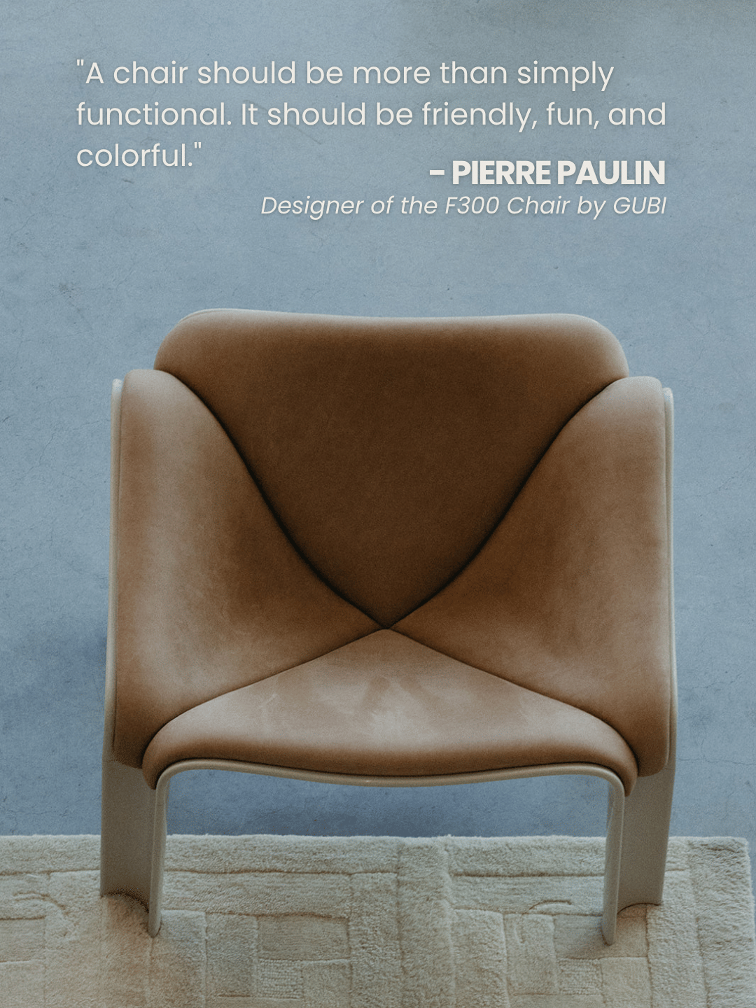 F300 Chair by Pierre Paulin for GUBI