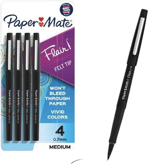 Paper Mate Flair 0.7mm Black Pen
