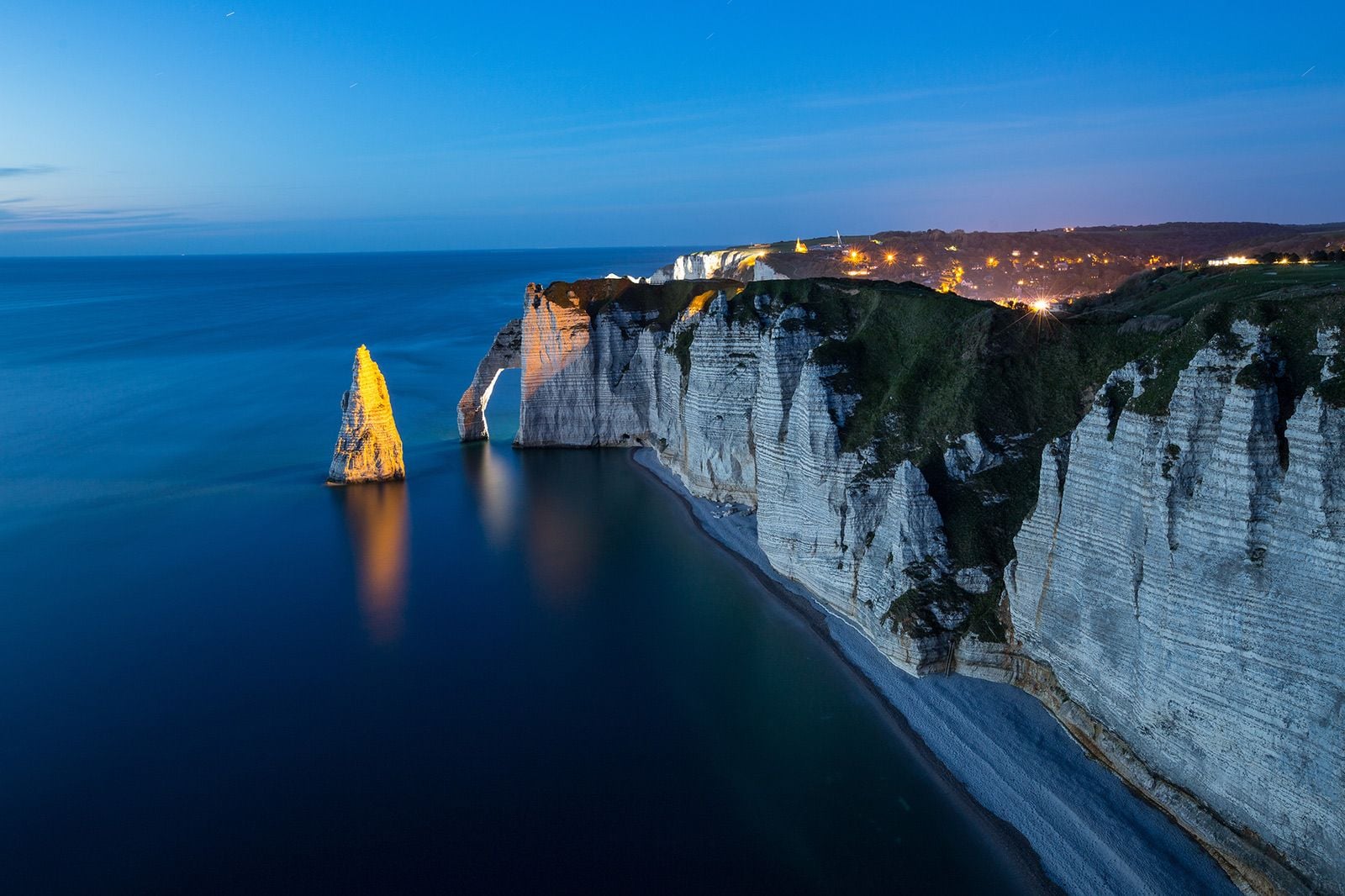 Etretat Cliffs, Beach, and Walks