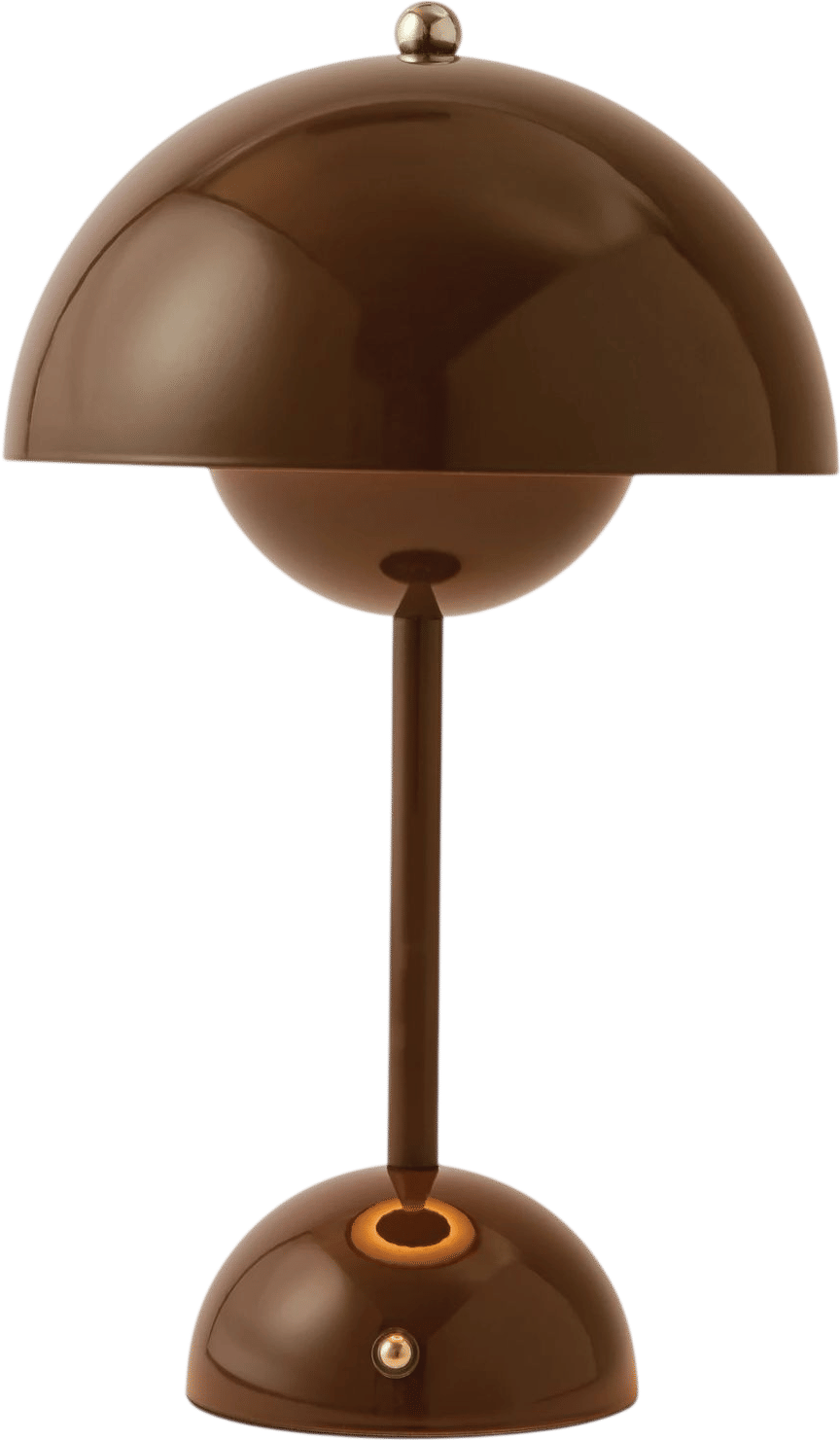 Nico Portable Rechargeable Lamp - Chocolate