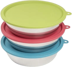 Messy Mutts Stainless Steel Dog Bowl