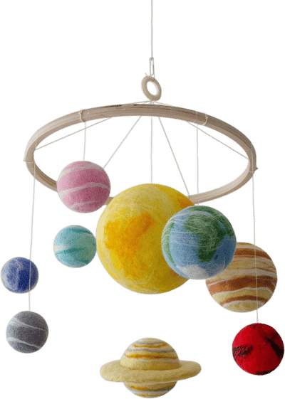 Felt Space Baby Mobile