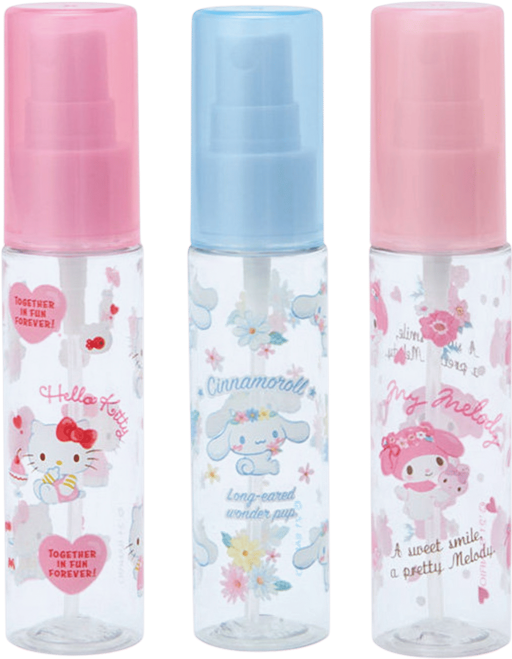 Kawaii Cartoon Character Mini Spray Bottles
