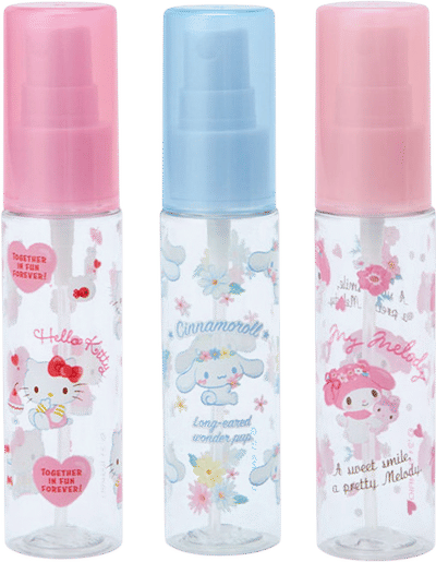 Kawaii Cartoon Character Mini Spray Bottles