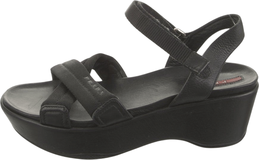 Prada Sport Leather Sandals