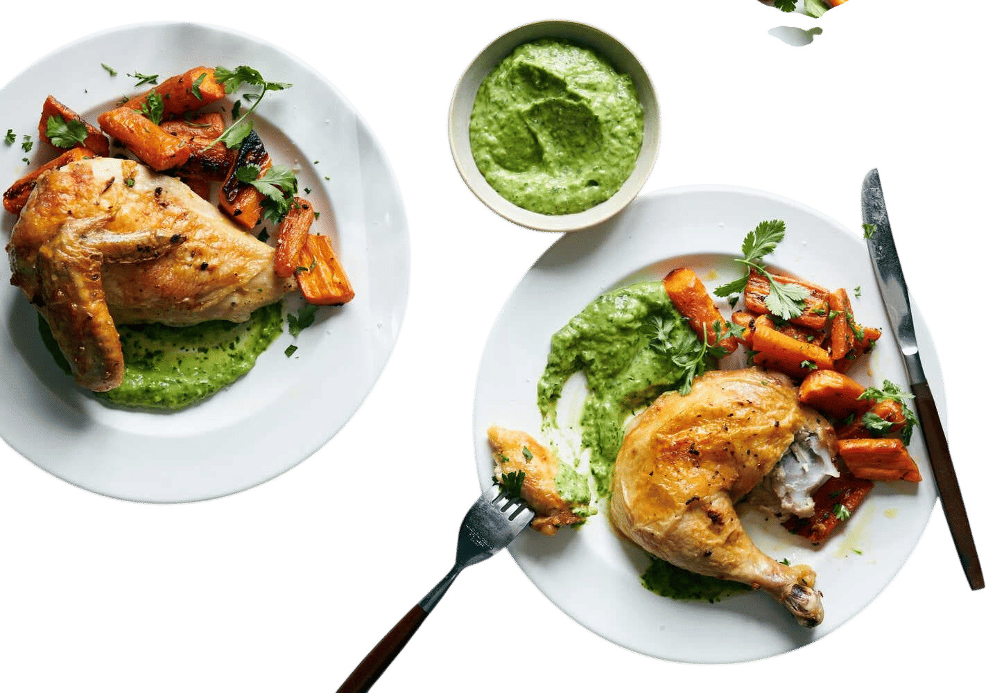 Garlic Chicken With Guasacaca Sauce Recipe